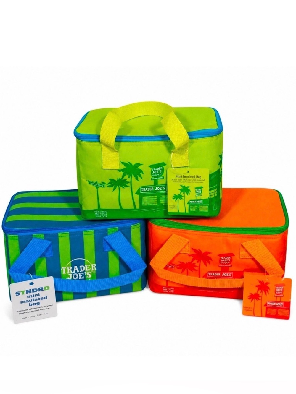 Trader Joe’s Insulated Lunch Mini Cooler Bag - assorted colors